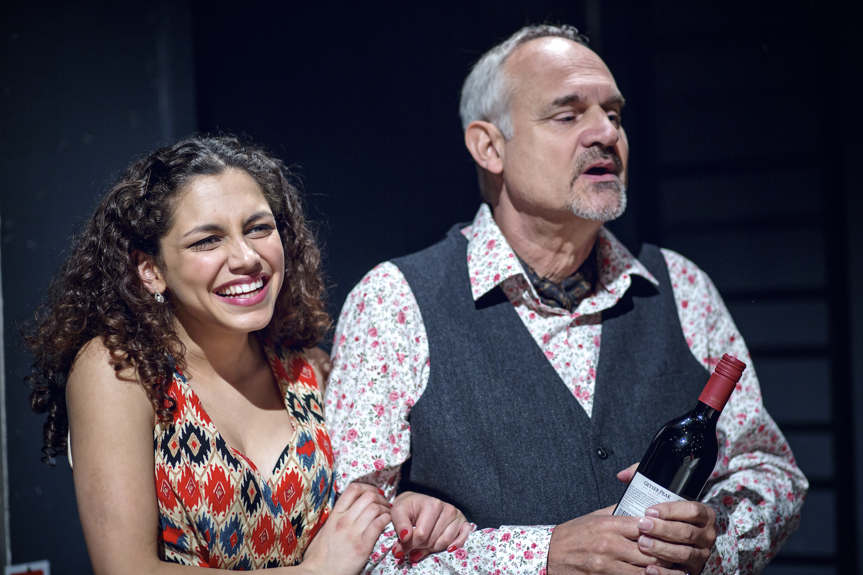 Muswell Hill at Park Theatre. Nicole Abraham (Annie) and Gregory Cox (Tony). Photo credit Boris Mitkov (6)